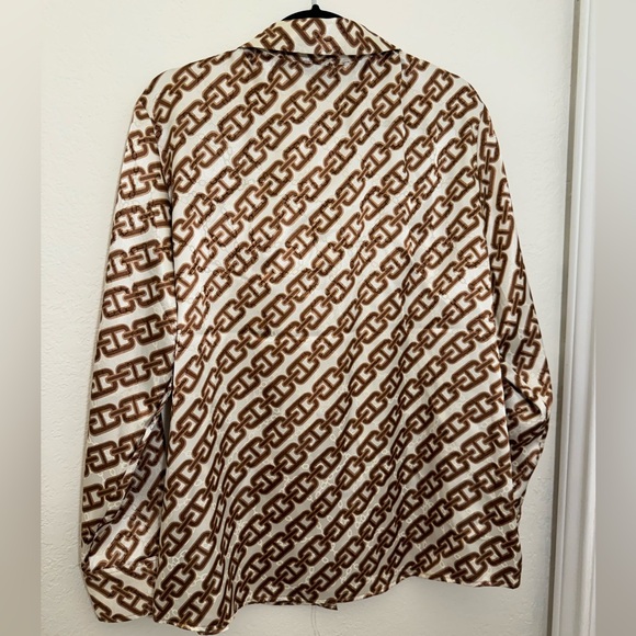 Rachel Zoe Silky Button Down Top - Picture 3 of 5